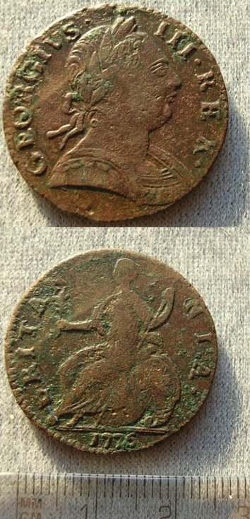 Coin found at the Burghfield Hotel