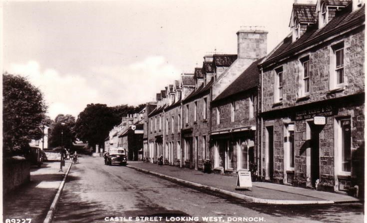 Dornoch ~ Castle Street looking west