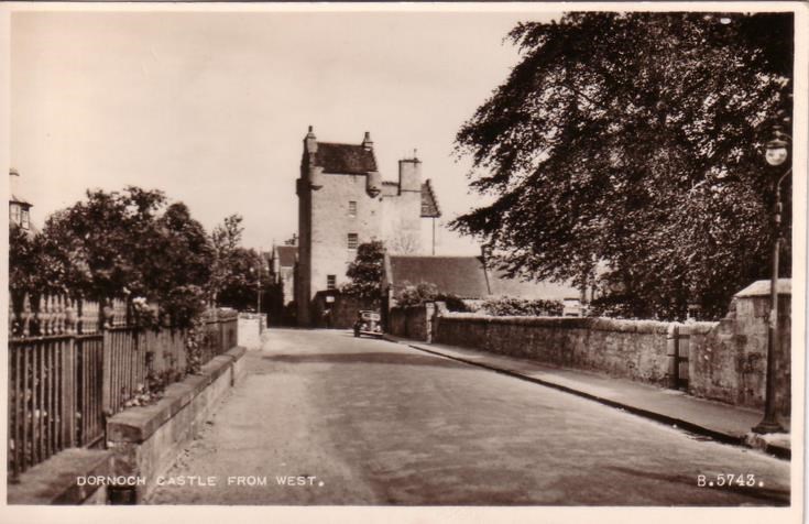 Dornoch Castle from the west