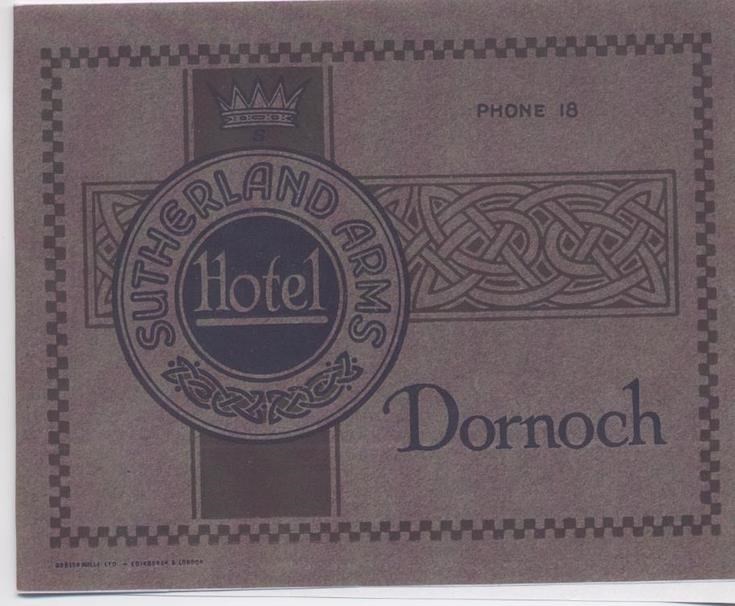 Sutherland Arms Hotel booklet