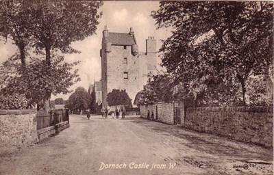 Dornoch Castle from the west