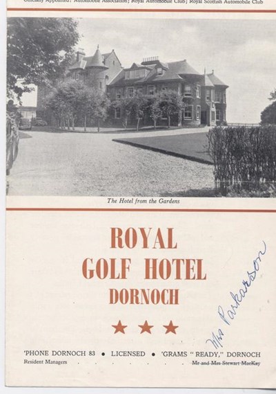 Royal Golf Hotel Brochure