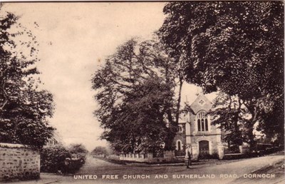 United Free Church and Sutherland Road,  Dornoch