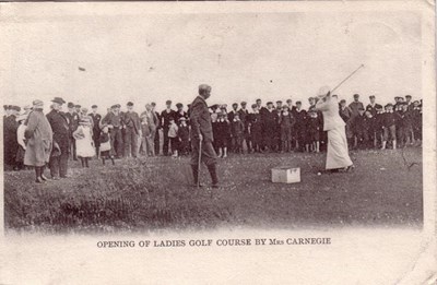 Opening of Ladies Golf Course by Mrs. Carnegie