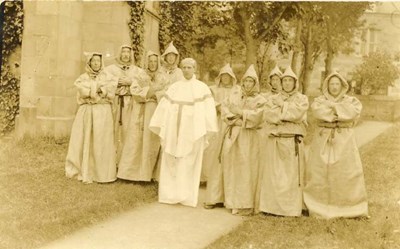 Photograph of 1928 Dornoch Pageant 'Monks'