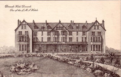 Dornoch Hotel line drawing c 1930