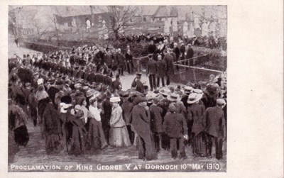Proclamation of King George V at Dornoch