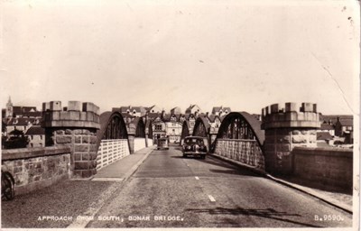 Bonar Bridge ~ approach from south