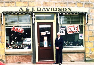A. & I. Davidson ~ Shoe Shop, Castle Street
