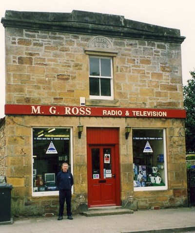M G Ross Radio & Television,  Castle Street, Dornoch