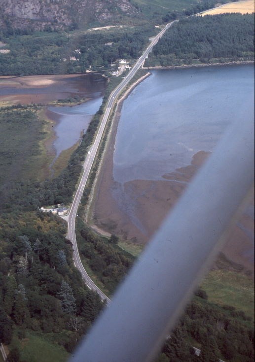 Aerial photograph of the Mound