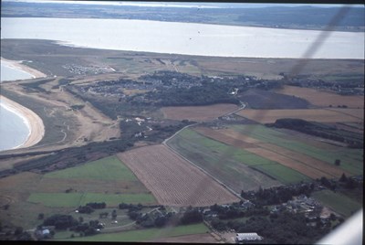 Aerial photograph of Dornoch from the NE