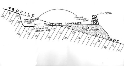 Hut circle ~ Camore Wood