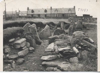 Chambered cairn at Embo