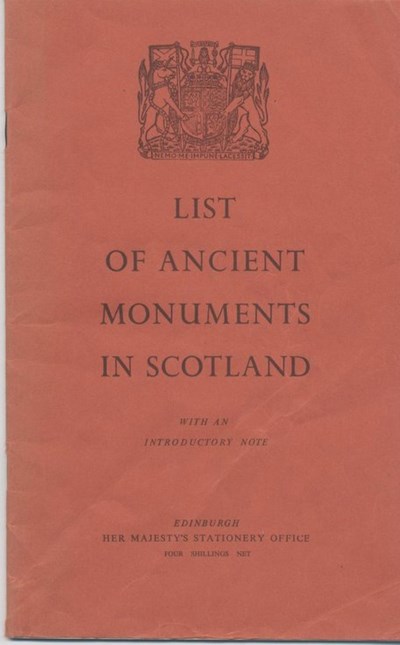 List of Ancient Monuments in Scotland 1955