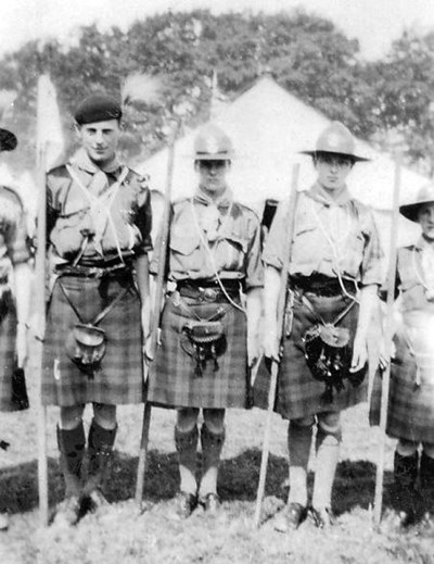 Scouts at camp 1928-34