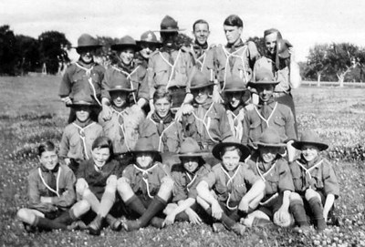 Scout troop photograph