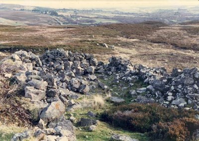 Crask settlement and Creagan Asdale hut circle