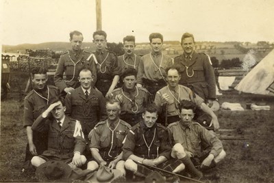 Group photograph of scout leaders