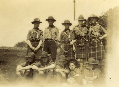 Group photograph of scouts