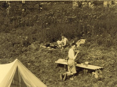 Scouts in camp