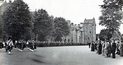 Dedication of Dornoch Branch King's Colours 1951