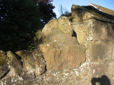 The Dornoch 'Imp' wall location