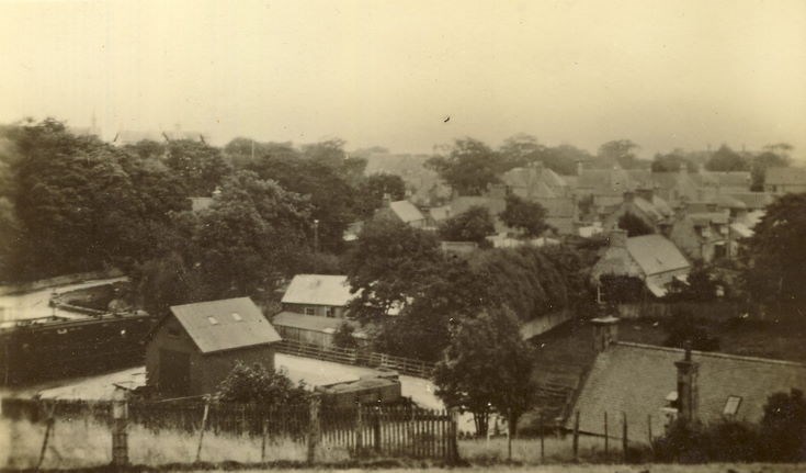 Dornoch taken from above the station looking north east