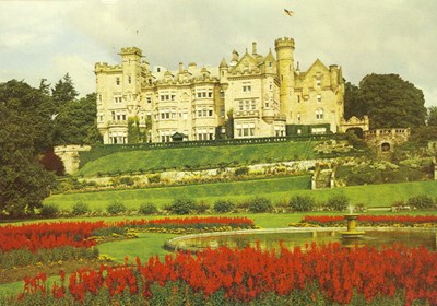 Skibo Castle and gardens in colour