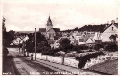 Dornoch from Grange Road, looking west