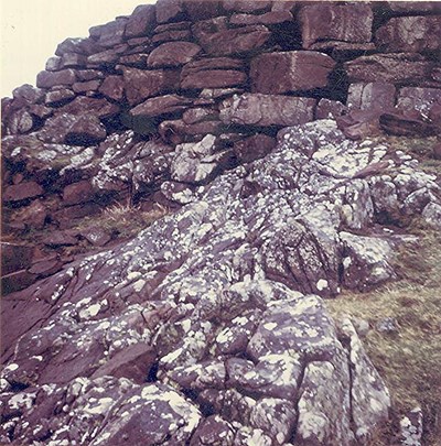 Broch at Clachtoll ~ Seaward side