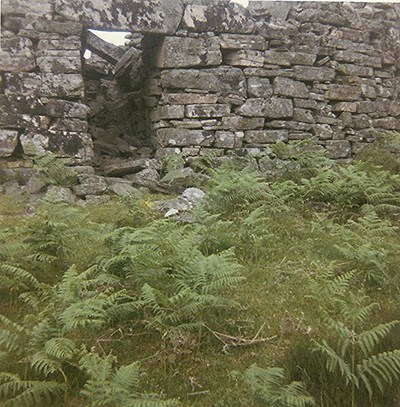 Doorway of broch at Castle Cole, Strathbrora