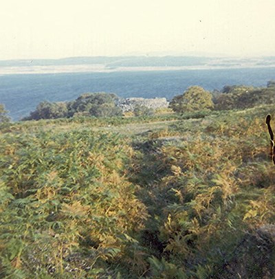 Broch at Sallachaidh, looking over Loch Shin