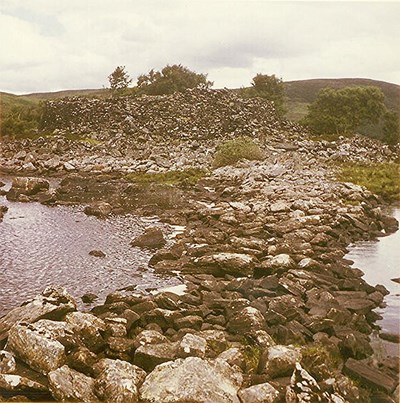 Causeway and Broch ~ Dun Creagach, Loch Naver