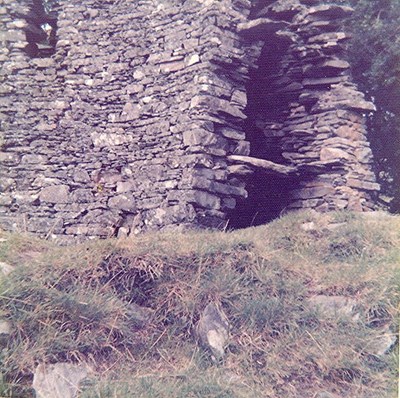 Broch at Dun Trodden, Glenelg ~ from inside