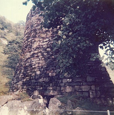 Broch at Dun Telve, Glenelg ~ from west