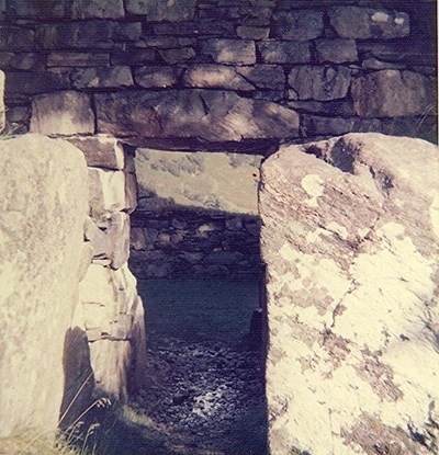 Broch at Dun Telve, Glenelg ~ Doorway