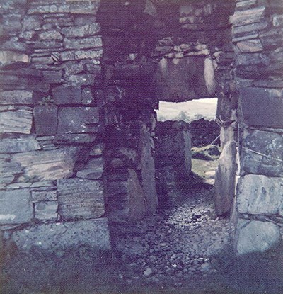 Broch at Dun Telve, Glenelg ~ from inside