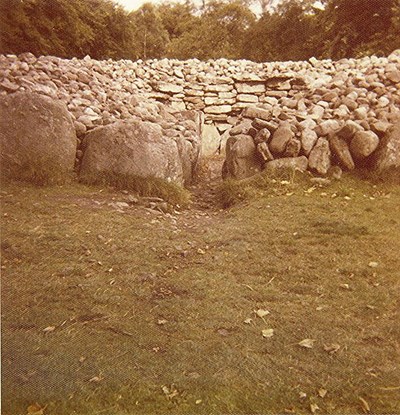 Chambered Tomb at Clava Mains Cairn (10) ~ Passage Grave
