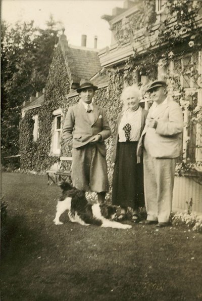 Group in front garden at Clashmore 1935