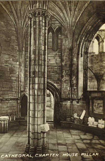 Elgin Cathedral Chapter House Pillar