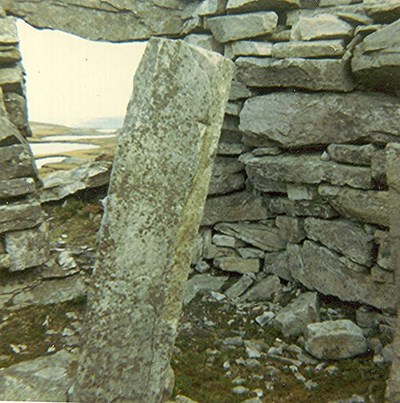 Round House, Eriboll ~ looking north through door