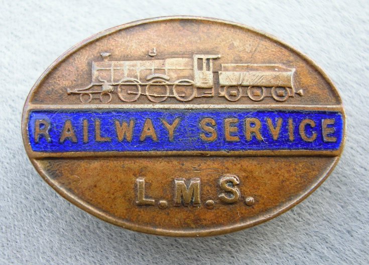 LMS Railway Service Badge - Historylinks Archive