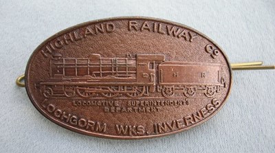 Lochgorm Works, Inverness Railway  Badge