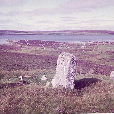 Stone Circle  at Achavanich II ~ Most northerly stone