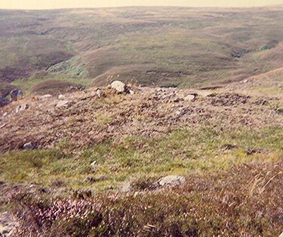 Chambered Cairn at Learable Hill ~ East Slope