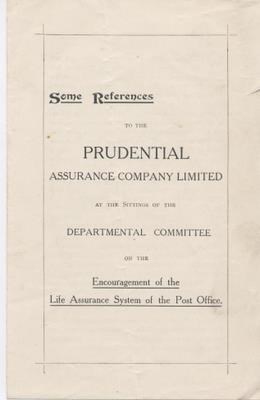 Prudential Assurance Co Ltd - Some references