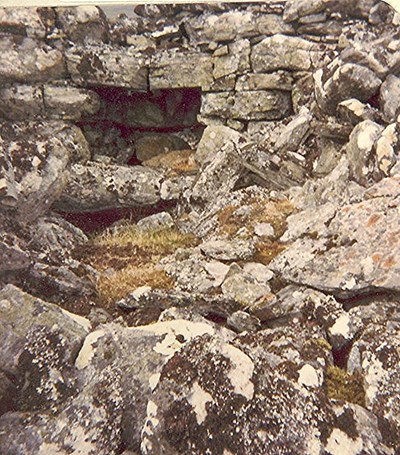 Broch at Ferenach, Borrobol ~ One chamber of six