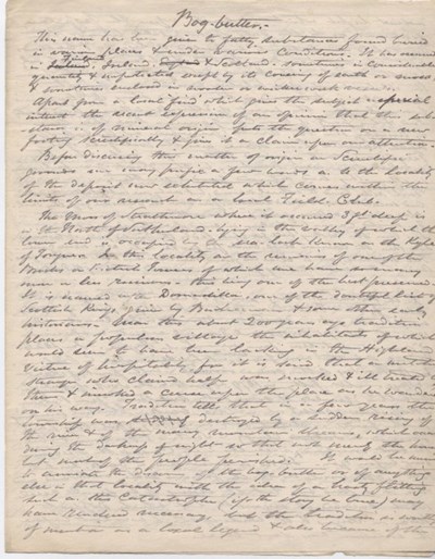 Notes on bog butter 1883