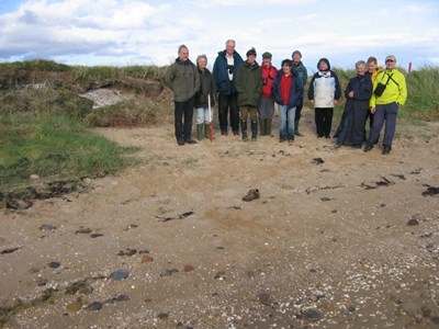 World War 2 Anti-glider posts in the Dornoch Firth